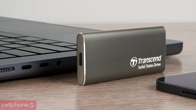 Ổ cứng di động SSD Transcend ESD265C 1050MB/s 1TB – Siêu nhỏ, siêu nhanh