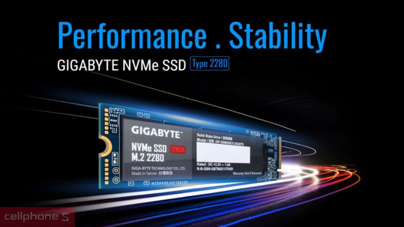 Ổ cứng Gigabyte SSD 256GB M2 2280 GP-GSM2NE3256GNTD mạnh mẽ, siêu tốc