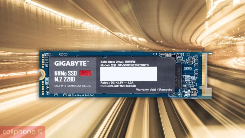 Tốc độ xử lý và độ bền bỉ của ổ cứng SSD Gigabyte NVME 512GB GP-GSM2NE3512GNTD