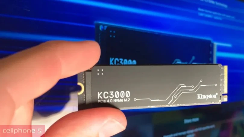Tản nhiệt ổ cứng cứng SSD Kingston SKC3000 M.2 PCle Gen 4 NVME 1TB