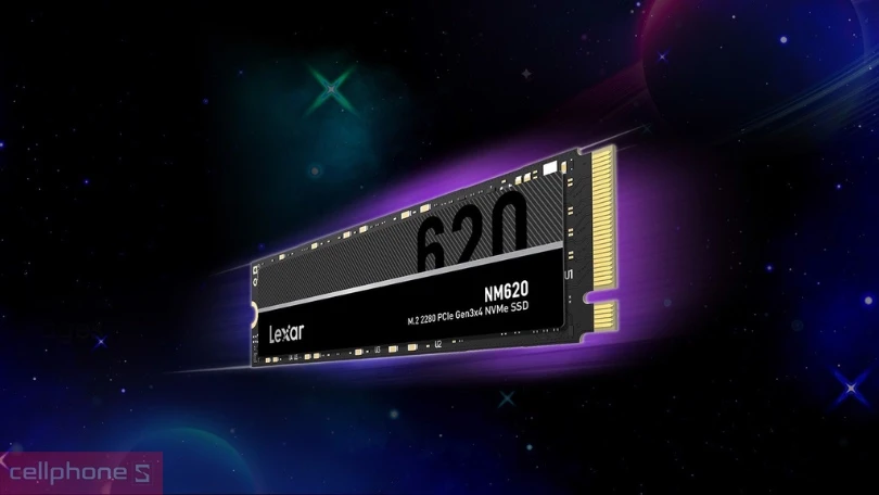 Ổ cứng SSD Lexar NM620 256GB M2 2280 NVMe PCIe Gen 3x4 