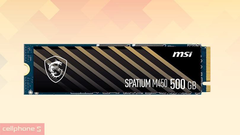 Ổ cứng SSD MSI SPATIUM M450 M.2 PCIe Gen 4 NVMe 500GB