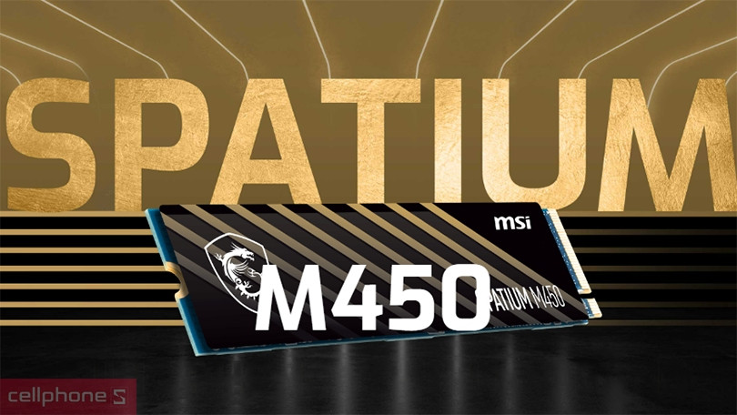Kết nối ổ cứng SSD MSI Spatium M450 PCIE 4.0 NVME M.2 PCIE