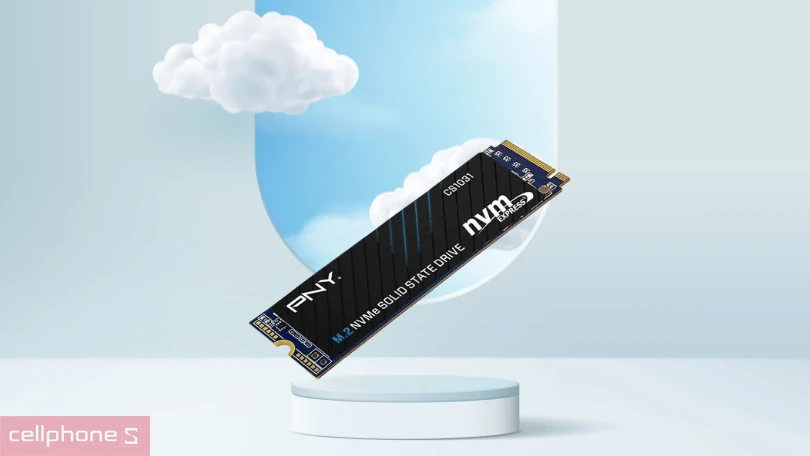 Ổ cứng SSD PNY CS1031 M.2 2280 NVMe PCIE Gen 3x4 256GB - Hiệu suất cao, thiết kế nhỏ gọn