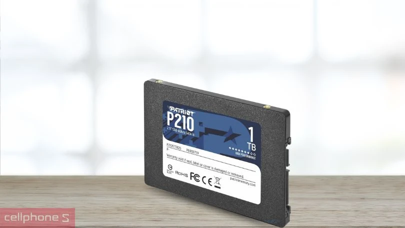 Dung lượng lưu trữ ổ cứng SSD Patriot P210 SATA III 1TB