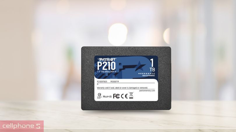 Tốc độ ổ cứng SSD Patriot P210 SATA III 1TB