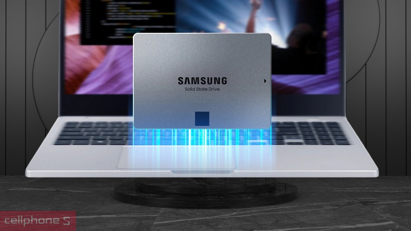 Tốc độ đọc/ghi của ổ cứng SSD Samsung 870 QVO 2.5” SATA III 8TB