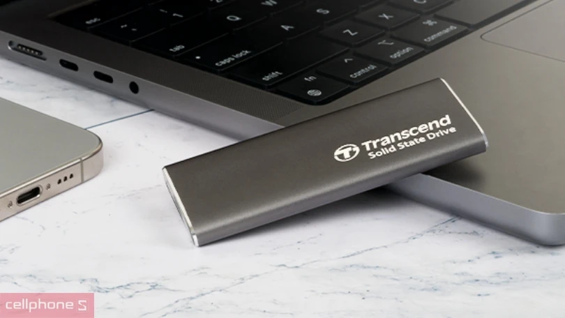 Ổ cứng di động SSD Transcend ESD265c 1050 MB/s 512GB - Linh hoạt lưu trữ dữ liệu