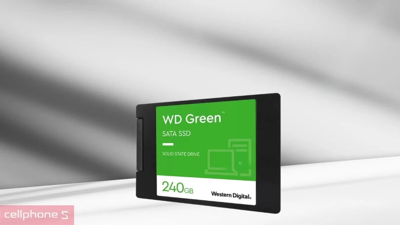 Dung lượng lưu trữ của ổ cứng SSD WD Green 2.5 inch SATA III 240GB