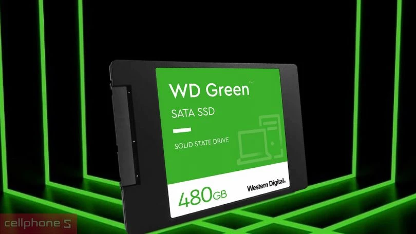 Dung lượng lưu trữ của ổ cứng SSD WD GREEN 2.5 inch SATA III 480GB