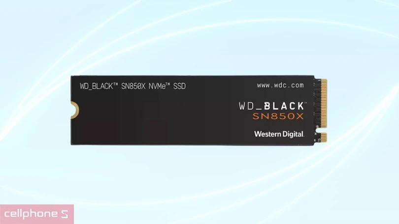 Phân loại ổ cứng SSD WD SN850X Black M.2 2280 PCIe NVME 4x4 4TB WDS400T2X0E