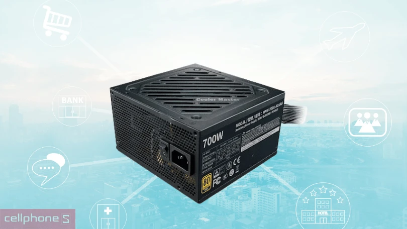 Nguồn máy tính Cooler Master MWE G Gold 700W – công suất ổn định, hiệu năng mạnh mẽ