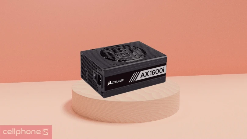 Nguồn máy tính Corsair AX1600i 1600W - 80 Plus Titanium - Full Modular - hoạt động yên tĩnh, linh kiện chất lượng