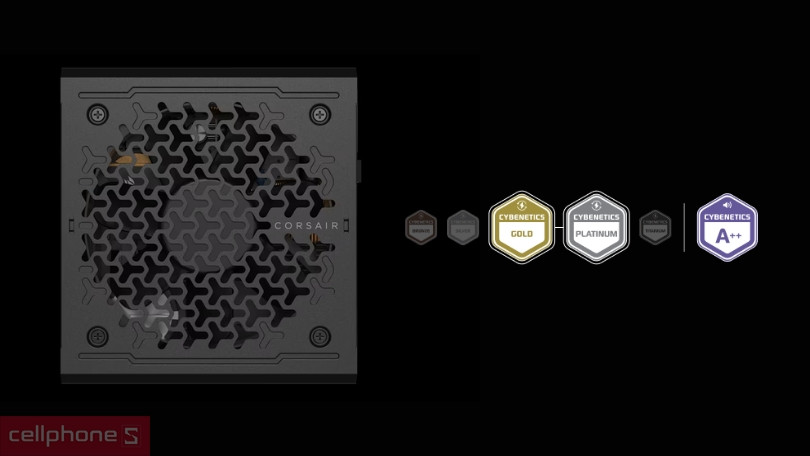 Quạt, độ ồn của nguồn máy tính Corsair RM650E