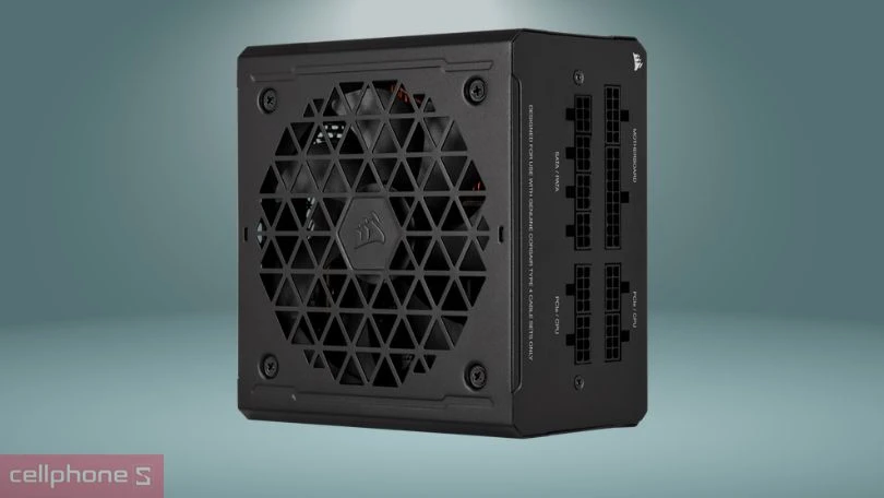 Thiết kế của nguồn máy tính Corsair RM750e