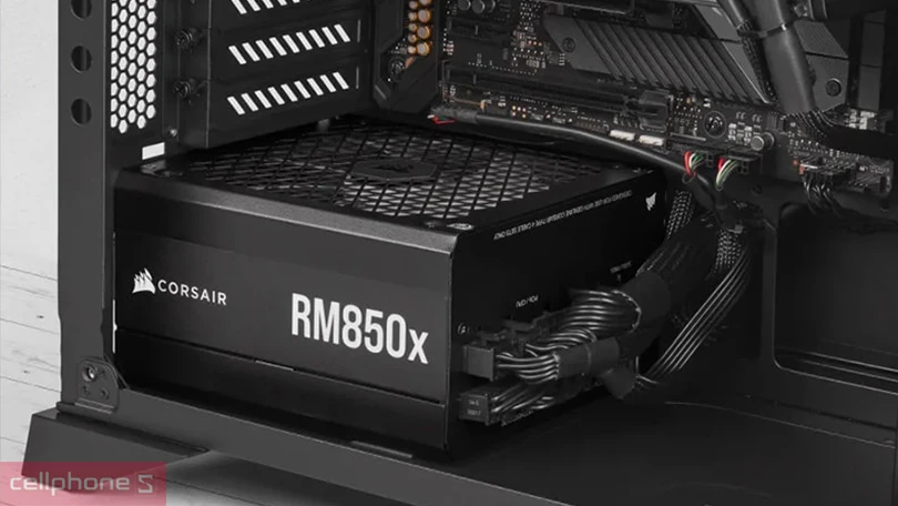 Nguồn máy tính Corsair RM850X Shift - Công suất mạnh mẽ, tản nhiệt vượt trội