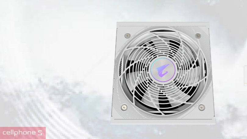 Quạt, độ ồn của nguồn máy tính GIGABYTE AORUS ELITE P850W ICE 80 Plus Platinum