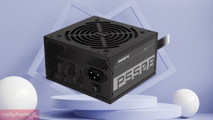 Nguồn máy tính Gigabyte GP-P550B 550W - Đảm bảo hiệu suất cao, tránh hao phí điện