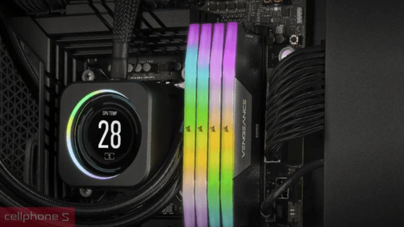 Thiết kế RAM Corsair Vengeance RGB DDR5 5600MHZ 48GB