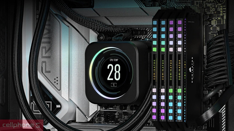 RAM Corsair Dominator Platinum RGB DDR5 5600MHz 32GB - Tối ưu hóa hiệu suất, tản nhiệt hiệu quả