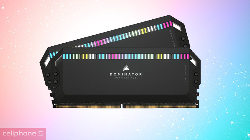 RAM Corsair Dominator Platinum RGB DDR5 5600MHZ 64GB - Thiết kế đẳng cấp, hiệu suất vượt trội