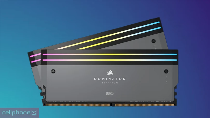 RAM Corsair Dominator Titanium RGB DDR5 6000MT/s 32GB - Hỗ trợ đa nhiệm mượt mà