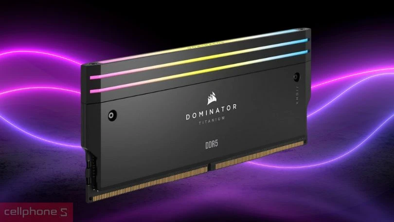 RAM Corsair Dominator Titanium RGB DDR5 6400MT/S 32GB - Đẩy mạnh hiệu suất 