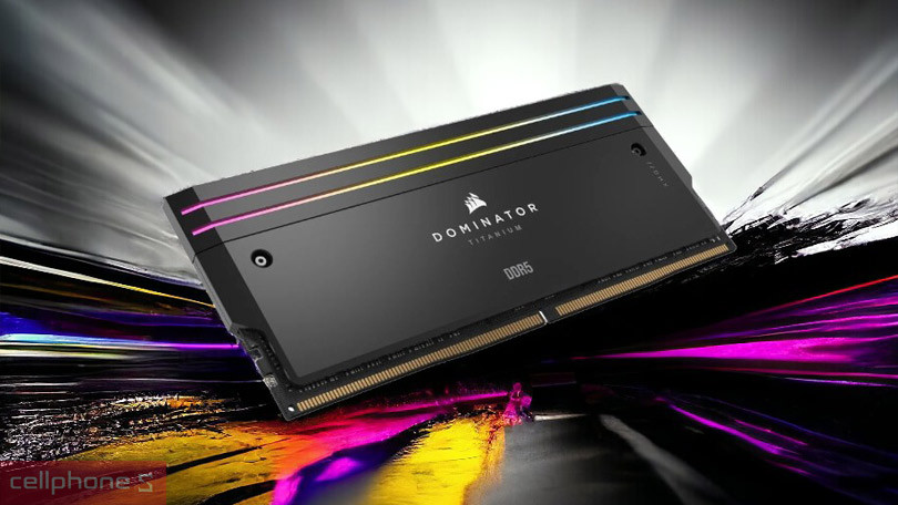 RAM Corsair Dominator Titanium RGB DDR5 6600MT/S 32GB – Thiết kế sang trọng, hiệu năng đỉnh cao