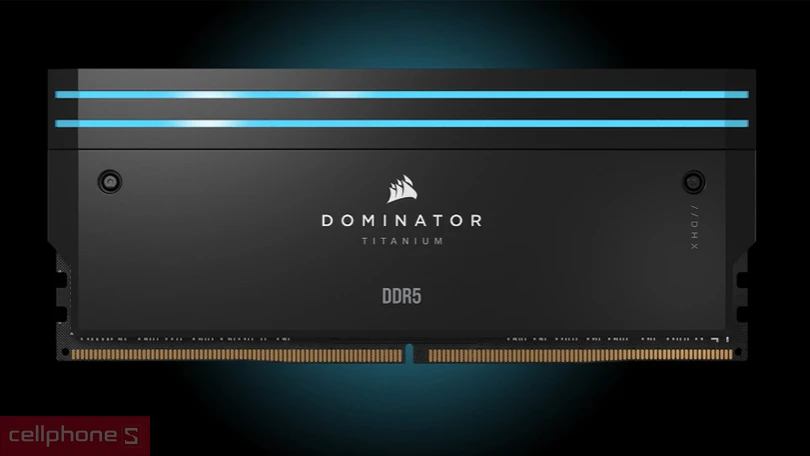 RAM Corsair Dominator Titanium RGB DDR5 7200MT/s 32GB - Hỗ trợ đa nhiệm mượt mà