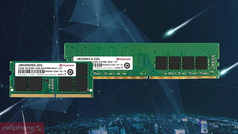 Tốc độ truyền tải 3200 MT/s vượt trội 