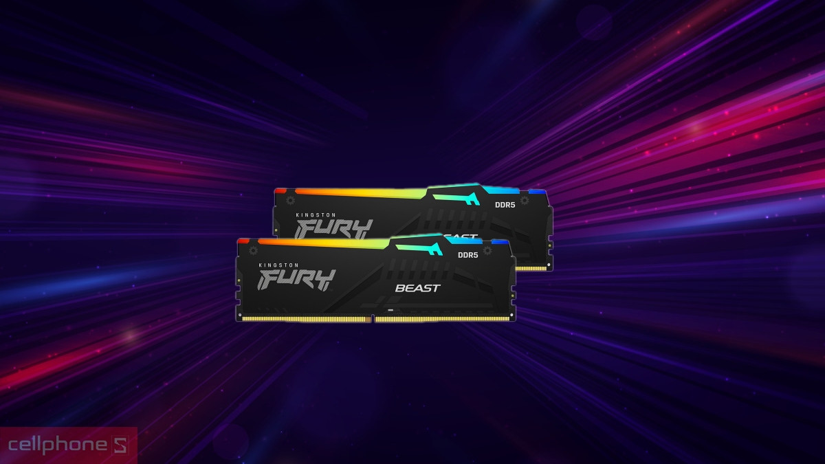 Điện năng tiêu thụ của RAM Kingston FURY RGB DDR5 6000MHz 16GB KF560C36BBE2A-16WP