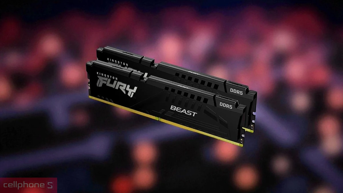 Thiết kế RAM Kingston Fury DDR5 5600MHz 32GB KF556C40BBK2-32WP
