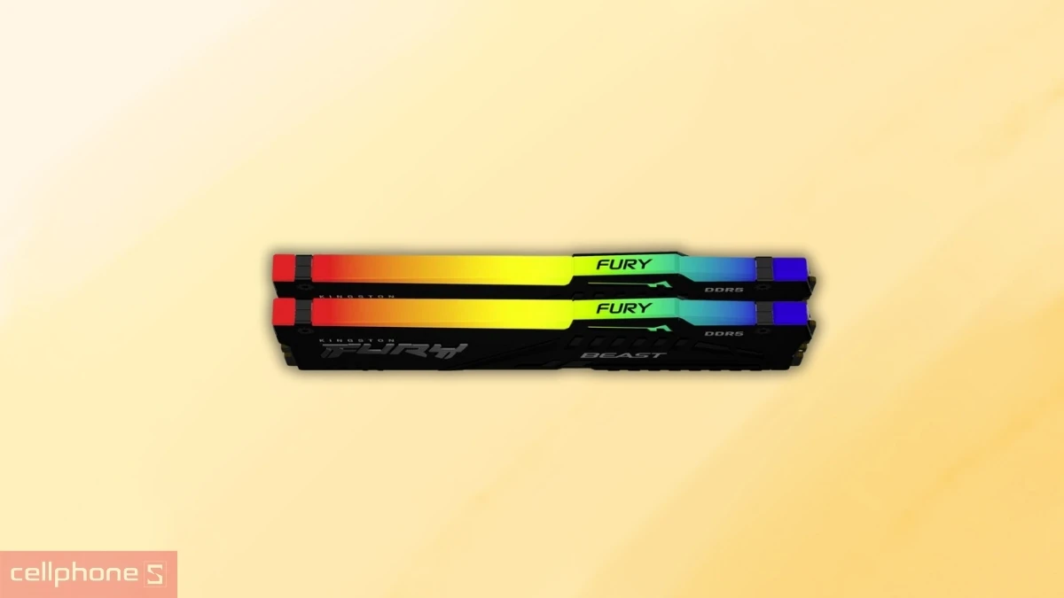 Hiệu suất Bus cao của RAM Kingston Fury RGB DDR5 6000MHz 32GB KF560C36BBE2AK2-32WP