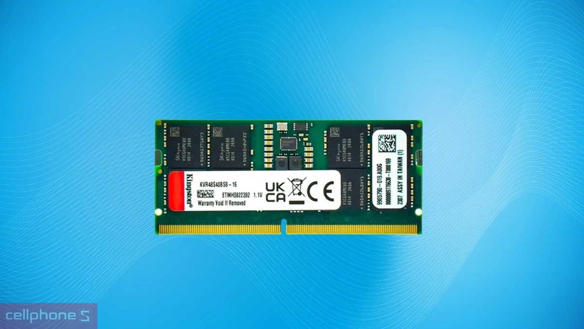 Tốc độ bus 5600MHz giúp xử lý dữ liệu hiệu quả hơn
