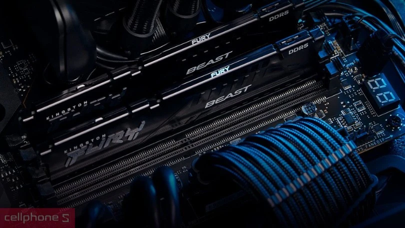 RAM Kingston Fury Beast DDR5 5600MHz 16GB độ bus 5600MHz xử lý nhanh chóng nhiều dữ liệu cùng một lúc