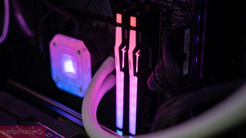 Tốc độ RAM Kingston Fury Beast RGB DDR5 5200MHz 32GB 