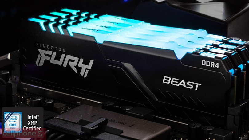Ram PC Kingston Fury Beast RGB 16GB 3200Mhz DDR4 KF432C16BB1A