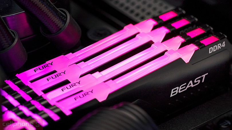 Ram PC Kingston Fury Beast RGB 16GB 3200Mhz DDR4 KF432C16BB1A