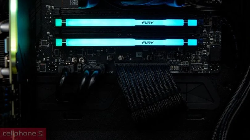 RAM PC Kingston FURY Beast RGB 32GB DDR5 5600MHZ KF556C40BBAK2-32 - Nâng tầm hiệu suất 