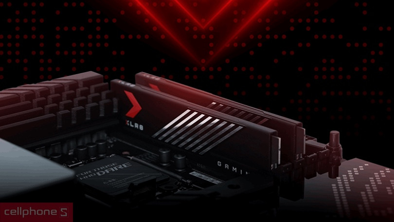 RAM PNY XLR8 DDR5 6000MHz Heatsink 32GB - Dung lượng lớn, tốc độ bus ấn tượng