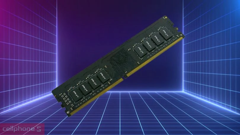 Dung lượng và tốc độ bus của RAM PNY DDR4 3200MHz Udimm 8GB MD8GSD4320016-TB