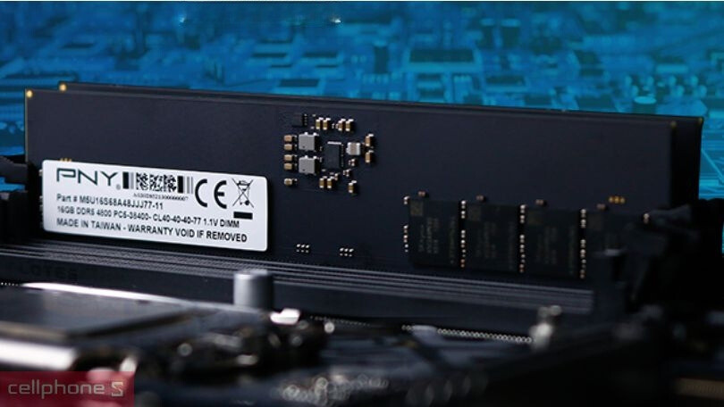 Điện năng tiêu thụ của RAM PC PNY DDR5 4800MHz UDIMM 8GB MD8GSD54800-TB