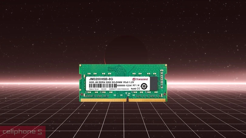 Tốc độ xử lý tác vụ nhanh chóng của RAM laptop Transcend DDR4 3200MHz 8GB JM3200JSB-8GB