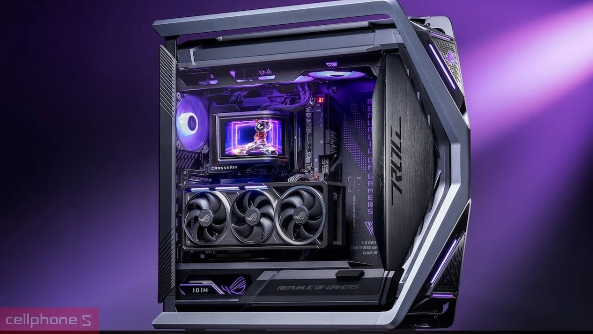 Tản nhiệt nước ASUS ROG Ryuo IV SLC 360 ARGB - Màn hình AMOLED 6.67 inch, tản nhiệt vượt trội