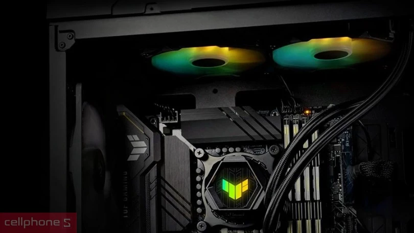 Khả năng tháo lắp của tản nhiệt nước ASUS TUF Gaming LC 240 ARGB