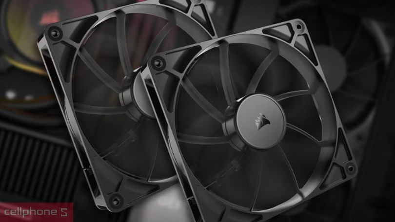 Thiết kế của quạt tản nhiệt Corsair RS120 2 Pack
