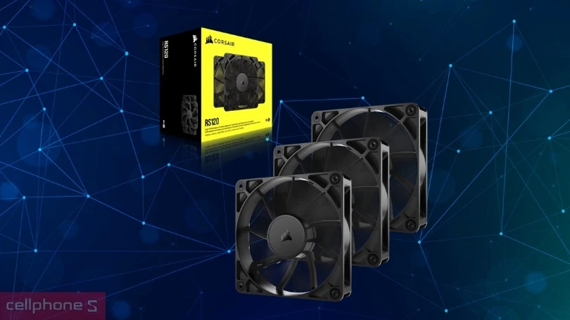 Hiệu suất, lưu lượng gió của quạt tản nhiệt Corsair RS120 3 Pack