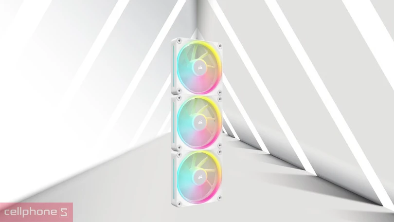 Tản nhiệt bộ 3 Fan Corsair iCUE LINK LX120 RGB White – Xây dựng PC chất lượng