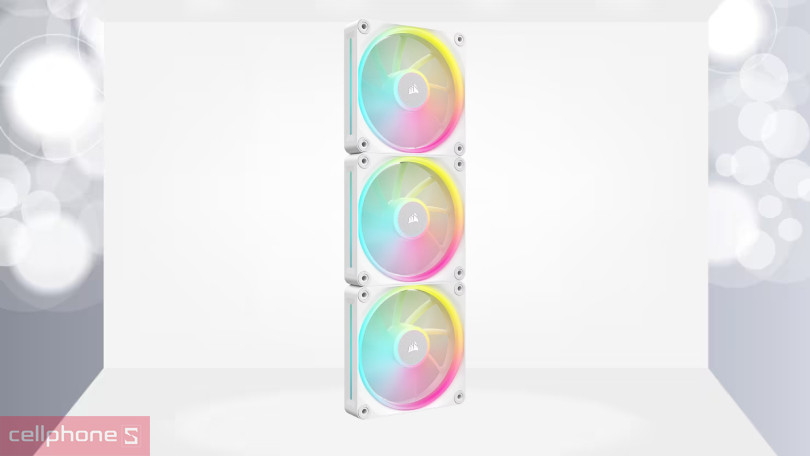Tản nhiệt bộ 3 Fan Corsair iCUE LINK LX120 RGB White – Xây dựng PC chất lượng