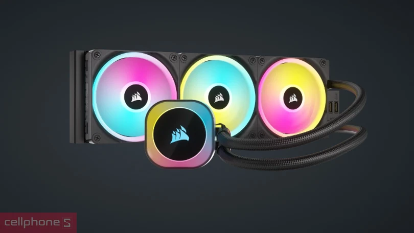 Tản nhiệt nước Corsair ICUE Link H150I LCD RGB - Duy trì nhiệt độ ổn định cho PC